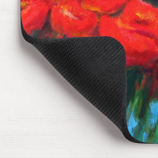 Mohnblumen-Aufstand Mousepad (Ecke)
