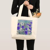 "Mohnblumen-Blau-" Tasche (Vorderseite (Produkt))