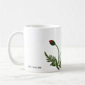 Mohnblumen-Blume Kaffeetasse (Links)