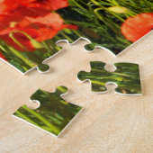 Mohnblumen Blume unter alten Olivenbäumen Puzzle (Seite)