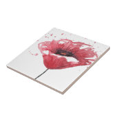 Mohnblumen-Blume, Watercolor Fliese (Seite)