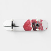 Mohnblumen-Blume, Watercolor Skateboard (Horizontal)