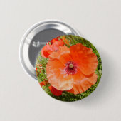 Mohnblumen - Coquelicots Button (Vorne & Hinten)