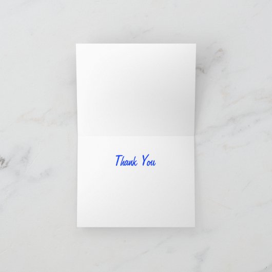 Mohnblumen Dankeskarte (Innenseite)