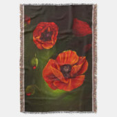 Mohnblumen Decke (Vorderseite Vertikal)