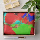 Mohnblumen Farbenprächtige Helle Kunst, Dichtung u Seidenpapier (Geschenk)