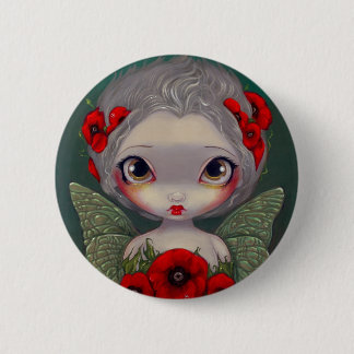 "Mohnblumen-Fee-" Knopf Button