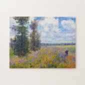Mohnblumen-Feld, Argenteuil, Claude Monet 1875 Puzzle (Horizontal)