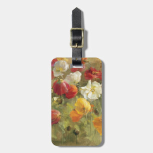 Mohnblumen-Feld Gepäckanhänger
