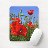 MOHNBLUMEN-FELD ~ Mousepad # 6 (Mit Mouse)