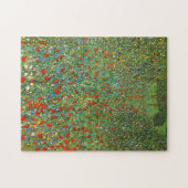 Mohnblumen-Feld-Puzzlespiel Gustav Klimt Puzzle (Horizontal)
