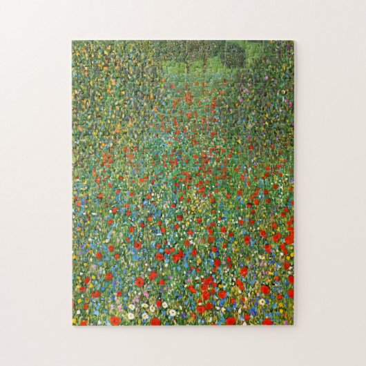 Mohnblumen-Feld-Puzzlespiel Gustav Klimt Puzzle (Vertikal)