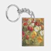 Mohnblumen-Feld Schlüsselanhänger (Vorderseite links)