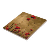 Mohnblumen Fliese (Seite)