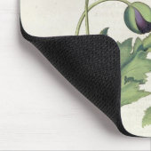 Mohnblumen: flore 1.Papaver multiplici incarnato; Mousepad (Ecke)