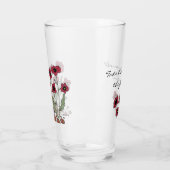 Mohnblumen für Ruhestands-Ukrainer-Volkskunst Glas (Links)