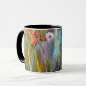 "Mohnblumen-Garten-" Tasse (Vorderseite Links)