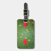 Mohnblumen Gepäckanhänger (Vorderseite vertikal)