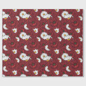 Mohnblumen Geschenkpapier (Flach)
