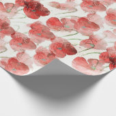 Mohnblumen Geschenkpapier (Ecke)