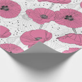 Mohnblumen Geschenkpapier (Ecke)
