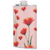Mohnblumen im Morgenlicht Flachmann (Links)