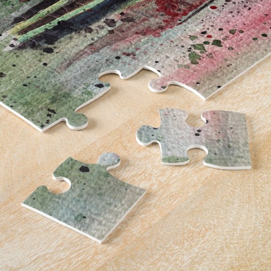 Mohnblumen in Aquarellen Puzzle (Seite)