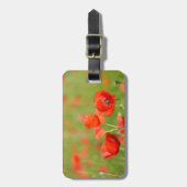 Mohnblumen in einem Mohnblumenfeld-Gepäckanhänger Gepäckanhänger (Vorderseite vertikal)