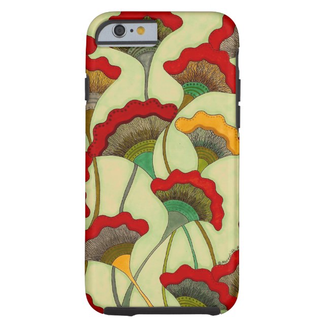 Mohnblumen - iPhone 6 Fall, stark Case-Mate iPhone Hülle (Rückseite)