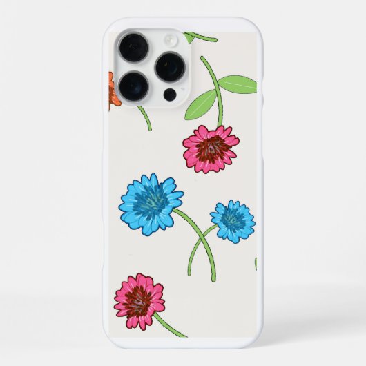 Mohnblumen iPhone Hülle (Rückseite)