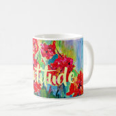 Mohnblumen Kaffeetasse (VorderseiteRechts)
