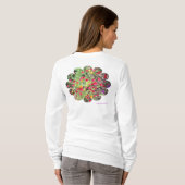 Mohnblumen-Kapuzenpulli T-Shirt (Schwarz voll)