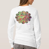 Mohnblumen-Kapuzenpulli T-Shirt (Rückseite)