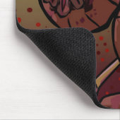 Mohnblumen-Köpfe Mousepad (Ecke)