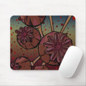 Mohnblumen-Köpfe Mousepad (Mit Mouse)