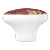 Mohnblumen-Küchen-Schlafzimmer Keramikknauf (Seitenansicht)