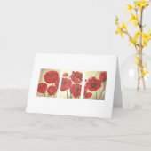 "Mohnblumen" leeres Notecard Karte (Gelbe Blume)