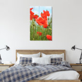 Mohnblumen Leinwanddruck (Insitu (Schlafzimmer))