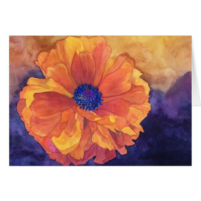 Mohnblumen-Liebe (Vorderseite (Horizontal))