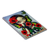 "Mohnblumen-Magie-" Notizbuch Notizblock (Rechte Seite)