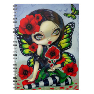 "Mohnblumen-Magie-" Notizbuch Notizblock