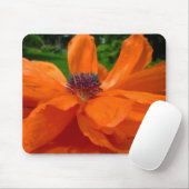 Mohnblumen-Mausunterlage Mousepad (Mit Mouse)