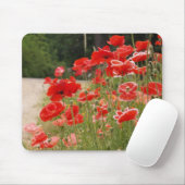 Mohnblumen mousepad (Mit Mouse)
