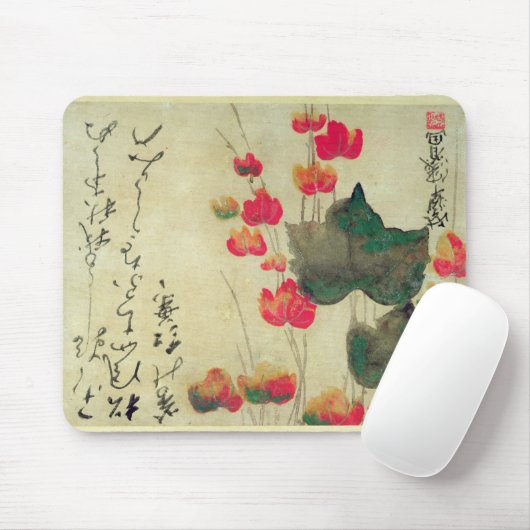 Mohnblumen Mousepad (Mit Mouse)