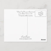 Mohnblumen Postkarte (Rückseite)