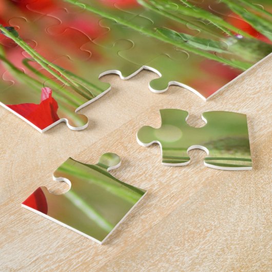 Mohnblumen Puzzle (Seite)