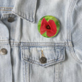 Mohnblumen-Rot Button (Beispiel)