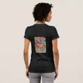 Mohnblumen Shirt (Schwarz voll)