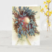 Mohnblumen-Staubgefässe Karte (Gelbe Blume)