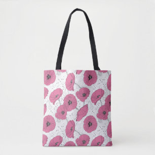 Mohnblumen Tasche